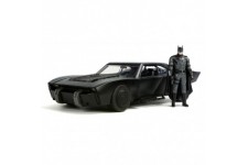 DC Comics The Batman Batmovil Metal car + Batman figure set lights