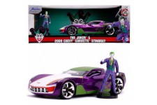 DC comics Joker Chevy Corvette Stingray 2009 car + figure set