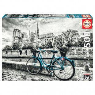 Bike Near Notre Dame puzzle 500pcs