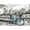 Bike Near Notre Dame puzzle 500pcs