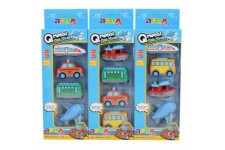Metal Pull-Back Vehicles assorted blister 8cm