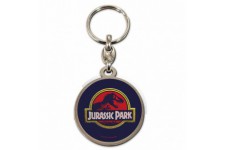 Jurassic Park logo keychain