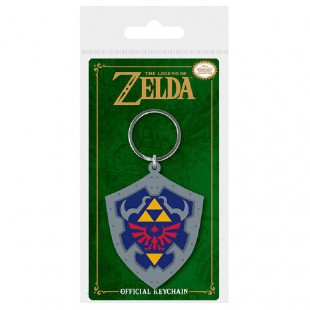 Nintendo The Legend of Zelda Hylian Shield rubber keychain