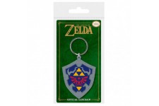 Nintendo The Legend of Zelda Hylian Shield rubber keychain