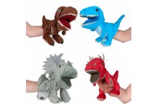 Lot de 8 : Assorted Jurassic World hand plush puppet