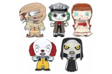 Lot de 12 : Horror Assorted Large Enamel POP Pin 10cm