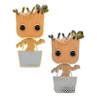 Lot de 12 : Marvel Guardians of the Galaxy Groot Large Ename POP Pin 10cm 11 + 1 Chase
