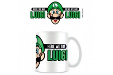 Nintendo Super Mario Here We Go Luigi mug