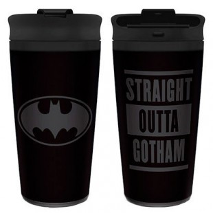 DC Comics Batman Straight Outta Gotham travel mug