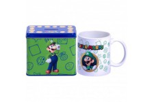 Nintendo Super Mario Bros Luigi Mug + Money box set