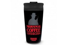 Stranger Things Coffe and Contemplation travel mug