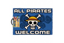 One Piece All Pirates Welcome doormat