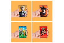Dragon Ball Z set of 4 assorted lenticular magnets