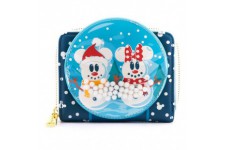 Loungefly Disney Snowman Mickey Minnie wallet