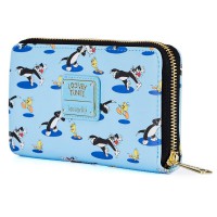 Loungefly Looney Tunes Tweety and Silvestre 80th Anniversary wallet