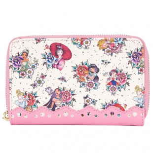 Loungefly Disney Princess Floral Tatto wallet