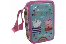 Pepa Pig triple filled pencil case