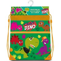Crazy Dino gym bag 41cm
