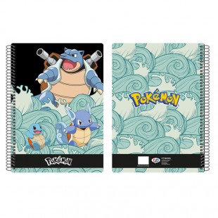 Pokemon Squirtle Evolution A4 notebook