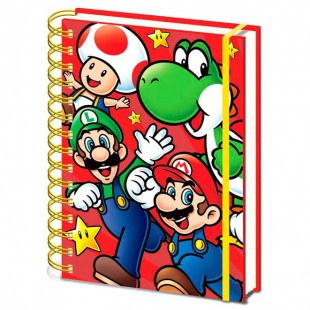 Nintendo Super Mario Bros A5 notebook