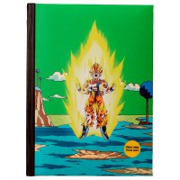 Dragon Ball Z Namek Final Battle notebook with lights