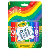 Crayola quick-dry paint sticks set 6