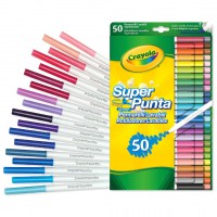 Crayola set 50 Super Tips washable markers