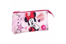 Disney Minnie triple pencil case