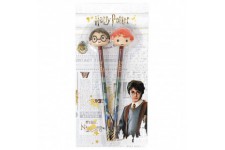 Harry Potter Set 2 pencils with 3D eraser toppers