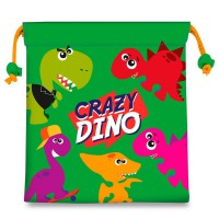 Crazy Dino lunch bag