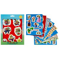 Super Mario Bros sticker set pack 12 sheets