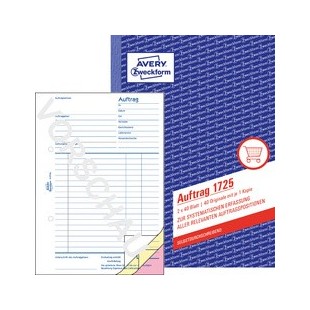AVERY Zweckform Formularbuch 'Auftrag/Lieferschein/Rechnung'