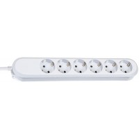 BACHMANN Steckdosenleiste 'SMART', 6-fach, weiß