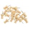 Bi-Office Epingles en bois pour tableau d'affichage, en pin