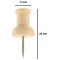 Bi-Office Epingles en bois pour tableau d'affichage, en pin