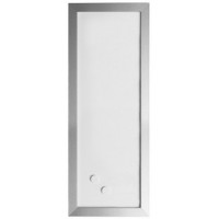 Bi-Office Tableau blanc design, 600 x 400 mm, argent