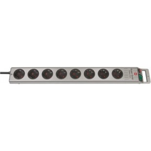 brennenstuhl Steckdosenleiste 'Super-Solid', 8-fach, silber