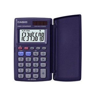 CASIO Calculatrice de poche HS-8 VERA, alimentation solaire