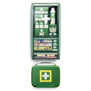 CEDERROTH Erste-Hilfe-Station DIN 13157, bestückt