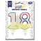 Clairefontaine Bougie nombre 'Pailletée', numéro 18