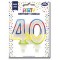 Clairefontaine Bougie nombre 'Pailletée', numéro 50