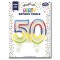 Clairefontaine Bougie nombre 'Pailletée', numéro 50