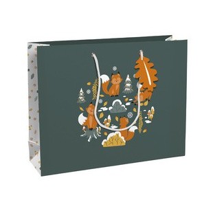 Clairefontaine Sachet cadeau de Noël 'Fox', moyen