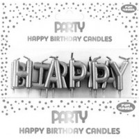 Clairefontaine Set bougies d'anniversaire Happy Birthday, or