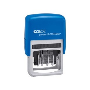 COLOP Tampon dateur Printer S220, bleu/gris