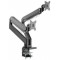 DIGITUS Support double écran universel, fixation par serrage