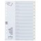 DURABLE Kunststoff-Register, Monate, A4, Januar - Dezember