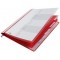 Lot de 5 : DURABLE Personalhefter mit Hängeschiene, DIN A4, rot