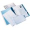 Lot de 5 : DURABLE Personalhefter mit Hängeschiene, DIN A4, rot