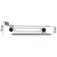 DURABLE Support pour ordinateur portable RISE, argent 